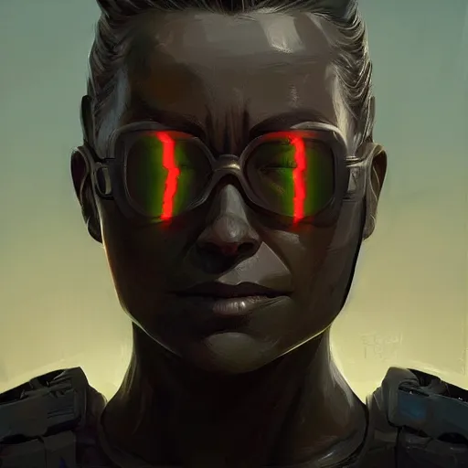 Image similar to face icon stylized minimalist terminator dark fate, loftis, cory behance hd by jesper ejsing, by rhads, makoto shinkai and lois van baarle, ilya kuvshinov, rossdraws global illumination