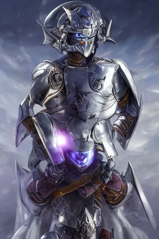 Image similar to helmet armor guardian destiny in witch queen illumination ray tracing hdr fanart arstation by sung choi robot ninja mask and eric pfeiffer and gabriel garza and casper konefal