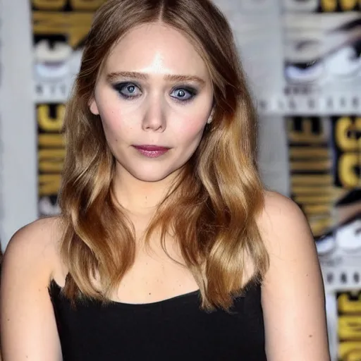 Image similar to elizabeth olsen mixed with jennifer lawrence