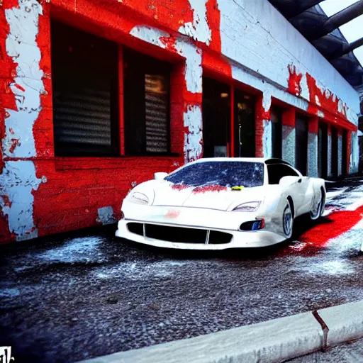 Prompt: a buffalo in the urban streets, covered in white flour, white powder bricks, miami heat colors, gta cover, south beach colors, 8 k, dynamic lighting, hdr, trending on artstation, ultra detailed, professional illustration, unreal engine