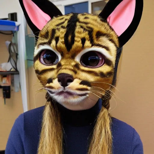 Image similar to Margay, with humanears!!!!!!!!!!!