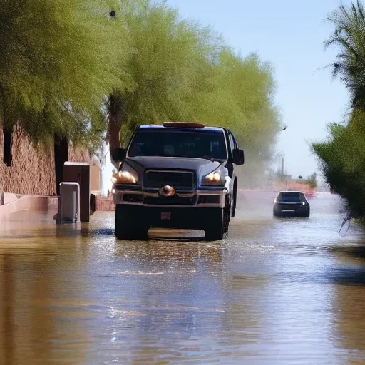 Image similar to when the city of Phoenix runs out of water.