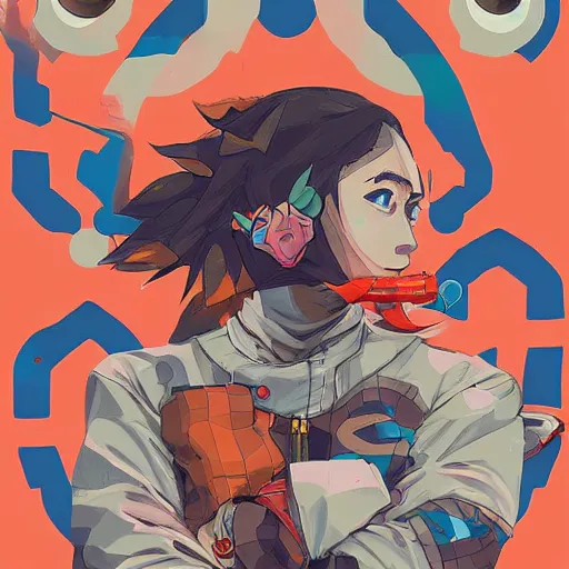 Image similar to Bape x Breath of Fire III x Chrono Trigger profile picture by Sachin Teng, asymmetrical, Organic Painting ,geometric shapes, hard edges, energetic, graffiti, street art:2 by Sachin Teng:4