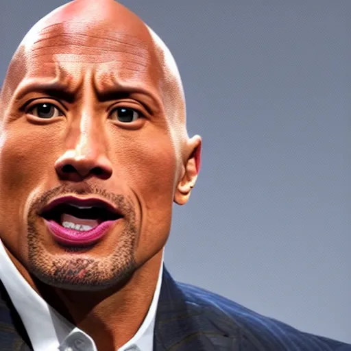 Image similar to US patent of Dwayne Johnson's head