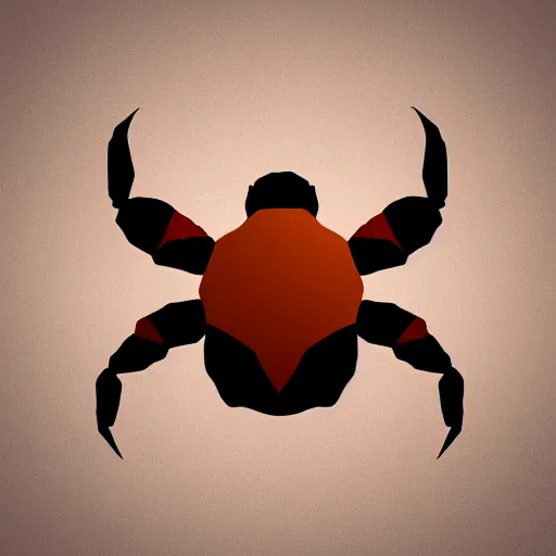 Image similar to new rust crab logo, low poly, vector, artstationhq, digital art