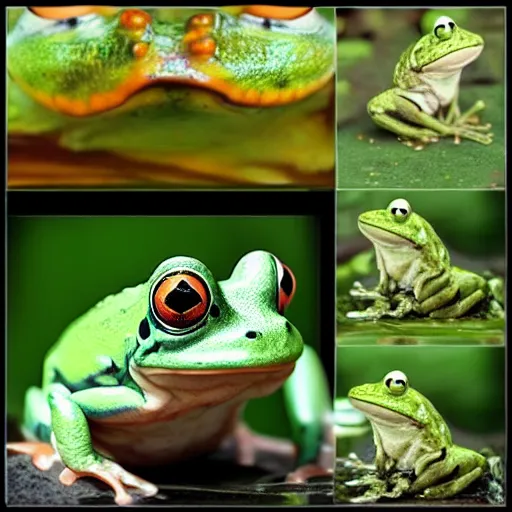 Image similar to metamorphosis of a frog