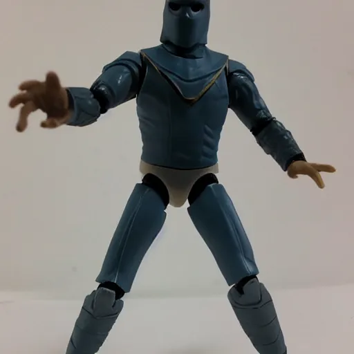 Image similar to 1 9 8 0 s kenner style action figure of moon knight, 5 points of articulation, full body, 4 k, highly detailed