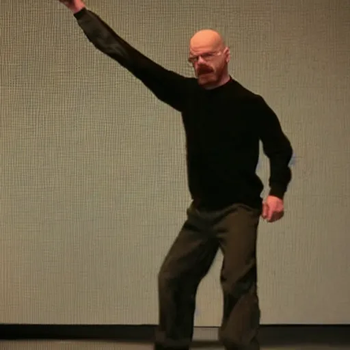 Image similar to walter white hitting the nae nae