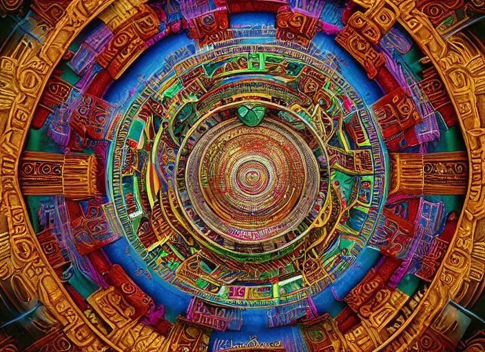 Image similar to hyperrealism, detailed textures, photorealistic 3 d render, a coloured beautiful tibetan kalachakra mandala, sanskrit writing, ultra realistic, ultra high pixel detail, cinematic, intricate, cinematic light, concept art, illustration, art station, unreal engine 8 k