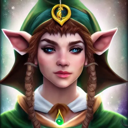 Image similar to sailor druid with elf like features, 4k, hyper realistic, character portrait, highly detailed,