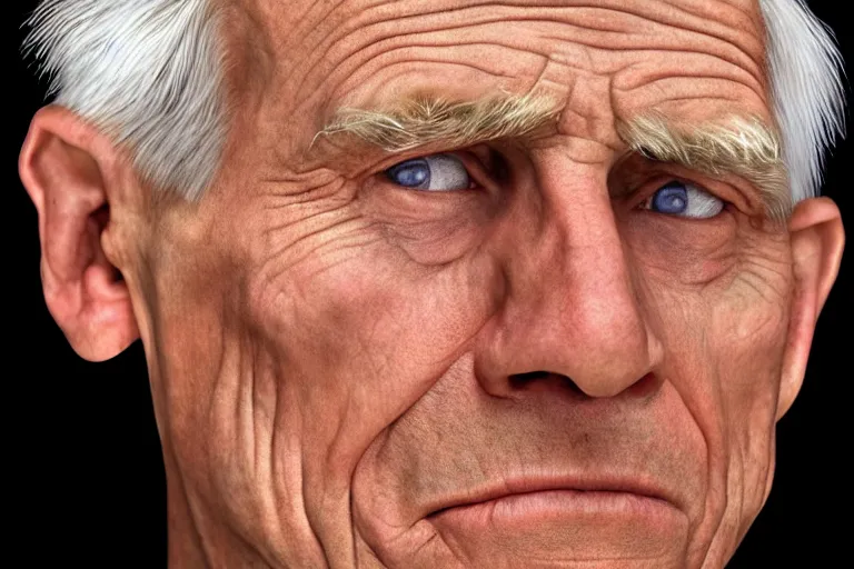 Image similar to A colored colorized real photograph of Jerma985 as an elderly guy, taken in the early 2020s, taken on a 2010s Camera, realistic, hyperrealistic, very realistic, very very realistic, highly detailed, very detailed, extremely detailed, detailed, digital art, trending on artstation, headshot and bodyshot, detailed face, very detailed face, very detailed face, real, real world, in real life, realism, HD Quality, 8k resolution, intricate details, colorized photograph, colorized photon, body and headshot, body and head in view