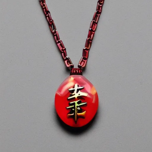 Image similar to chinese necklace metroid