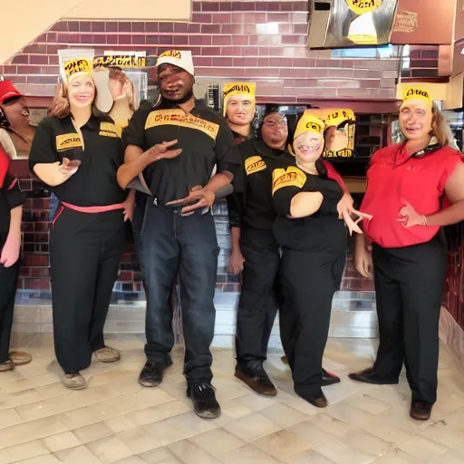 Image similar to wafflehouse employee's