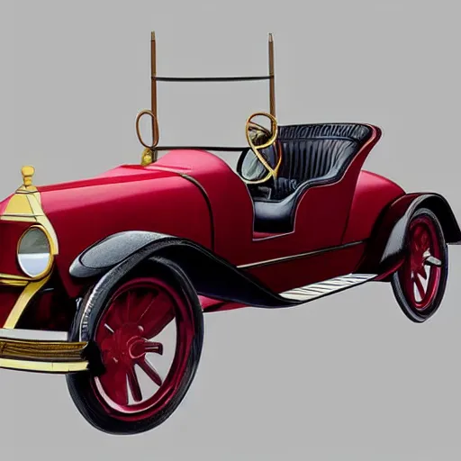 Prompt: a Photorealistic hyperrealistic car from 1920