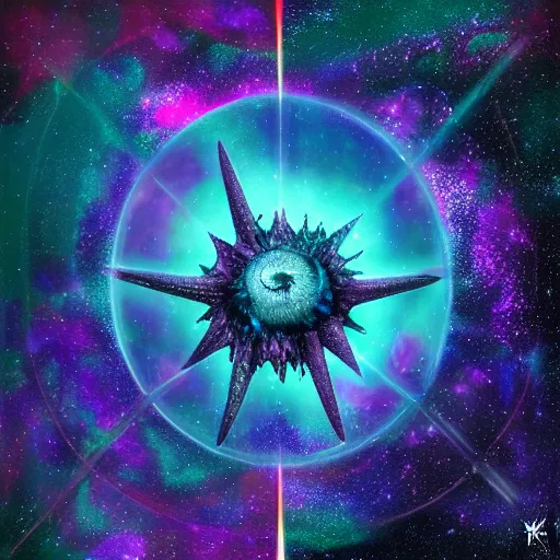 Image similar to we exist in a sea of stars, bathed in the celestial light of cosmos, forever asking why this is our place in the multiverse, voidcore, by kraemahz,