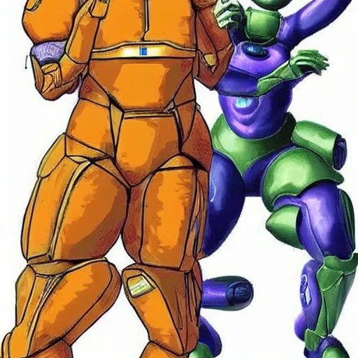 Image similar to Danny DeVito as Samus Aran