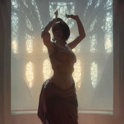 Image similar to a hyperrealistic render of an poeple circolating a black cubem worhsip, hol, by WLOP,Artgerm,Greg Rutkowski,Alphonse Mucha, Beautiful dynamic dramatic dark moody lighting,shadows,cinematic atmosphere,Artstation,concept design art,Octane render,8K