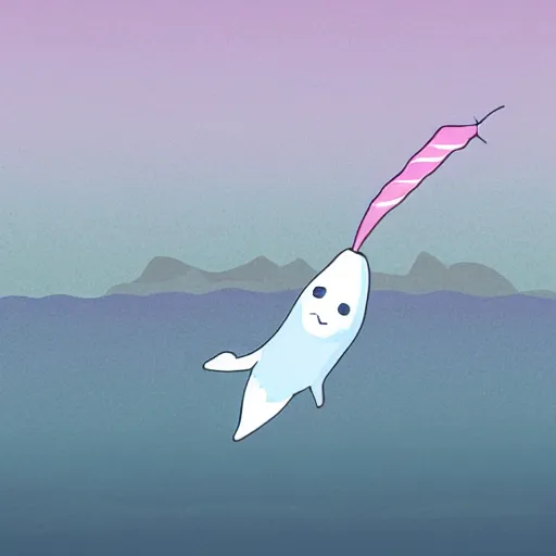 Image similar to narwhal emoji