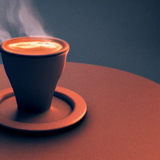 Prompt: : sloppy old cup of coffee with fluid flyingout the cup unrealengine ,cinematic, hyper realism, high detail, octane render, 8k