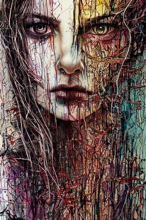 Prompt: the soul's endless plight to perfection, struggle and resolution, by carne griffiths