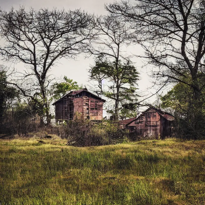 Image similar to a building in a landscape, trending on 5 0 0 px