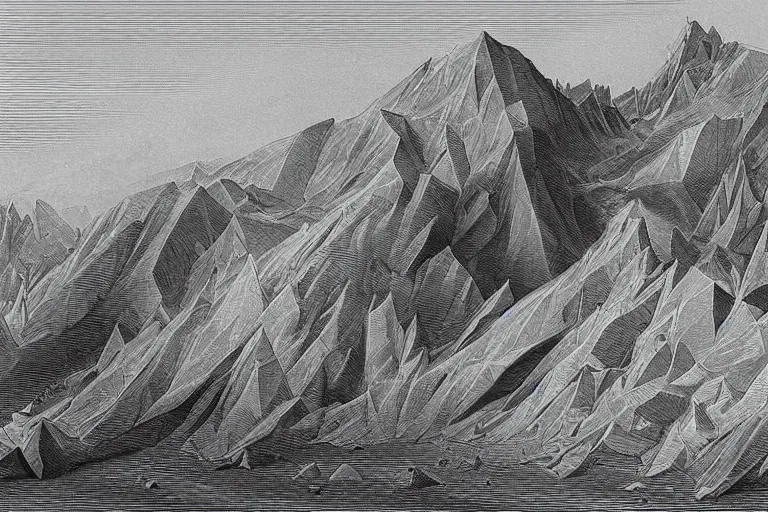 Prompt: low poly by Gustave Doré