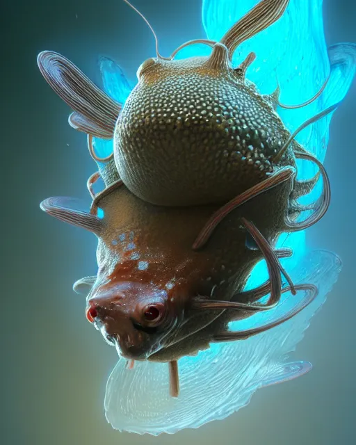 Image similar to ant axolotl snail, (((artstation, concept art, smooth, sharp focus, artgerm, Tomasz Alen Kopera, Peter Mohrbacher, donato giancola, Joseph Christian Leyendecker, WLOP, Boris Vallejo))), octane render, unreal engine, 3d render, , octane render, nvidia raytracing demo, grainy, muted