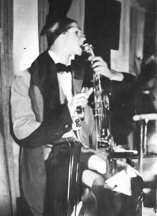 Image similar to a photograph of a singer at a berlin jazz club, 1 9 2 0 s