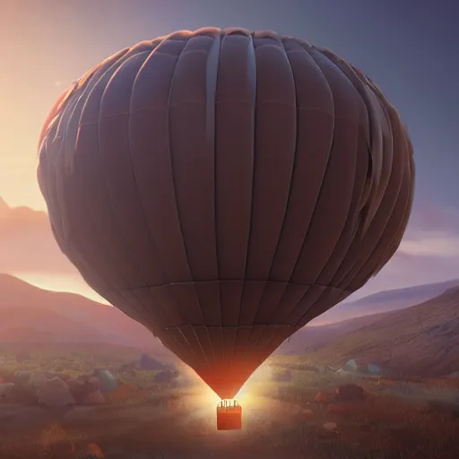 Prompt: a hot air balloon shaped like the corona virus, art by artgerm and greg rutkowski and alphonse mucha, concept art, octane render, unreal engine 5, highly detailed, high quality, 8 k, soft lighting, realistic face, path traced