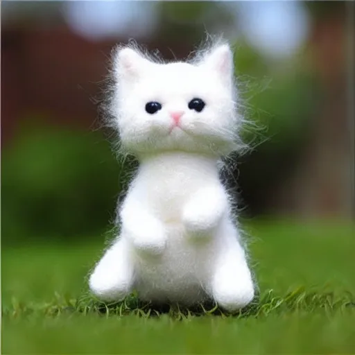 Image similar to very small cute kitten stuffed animal,