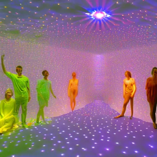 Prompt: Astral Projection by Pipilotti Rist and James Gurney