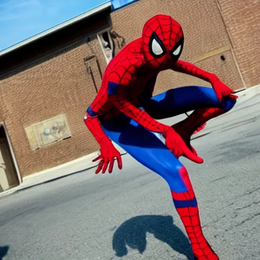 Prompt: an awe inspiring photo of Playboi Carti wearing a Spiderman costume