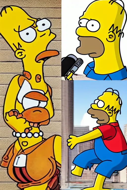 Image similar to homer simpson in real life