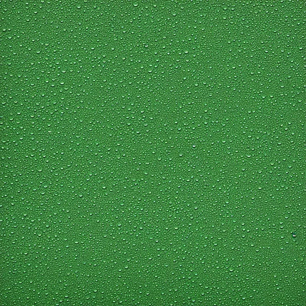 Image similar to raindrop texture on green wall, 8k