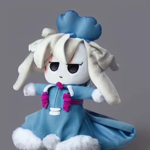 Prompt: cute fumo plush of pierrot