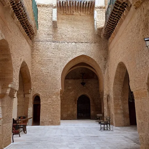 Prompt: monastir de pedralbes courtyard