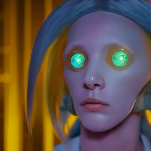 Image similar to hyperrealistic DataNFT, your personal data avatar, key to the new data economy by H.P. Lovecraft, abaddon and magali villeneuve, ghibli moebius, 8k, epic scene, scifi, unreal engine, trending on cg station, fashion of the future. masterpiece.