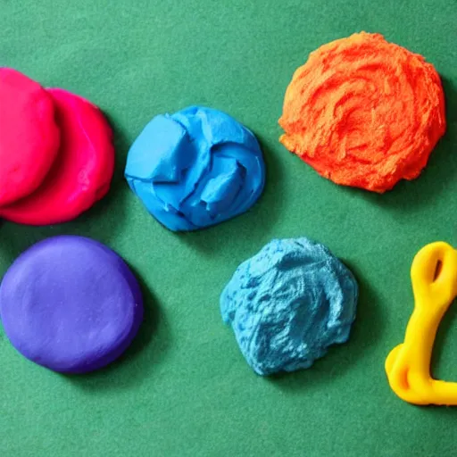 Prompt: A Play-Doh catastrophe