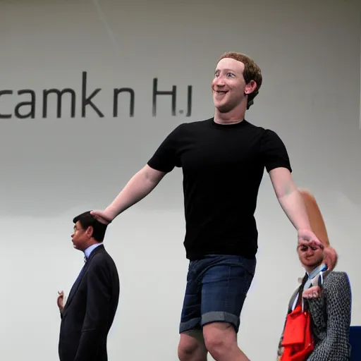 Image similar to mark zuckerberg learning to fly