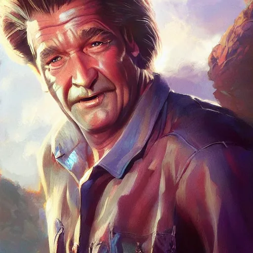 Prompt: beautiful Jack Burton by Stanley Artgerm Lau, WLOP, Rossdraws, Frank Frazetta, Andrei Riabovitchev, Marc Simonetti, trending on artstation.