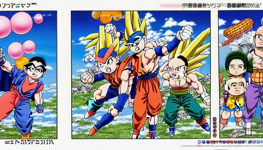 Image similar to the two complementary forces that make up all aspects and phenomena of life, by Akira Toriyama