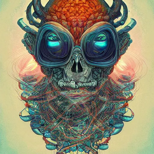 Prompt: “A portrait of the MRI brain damage demon, digital art by Dan Mumford and Peter Mohrbacher, highly detailed, trending on DeviantArtHQ”