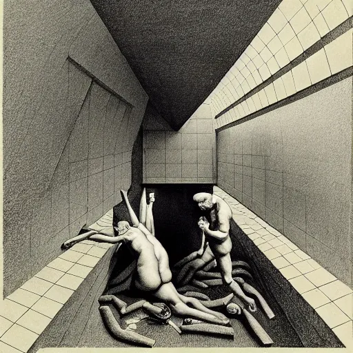 Image similar to lithography on paper secret lair conceptual figurative post - morden monumental dynamic portrait by goya and escher and hogarth, illusion surreal art, highly conceptual figurative art, intricate detailed illustration, controversial poster art, polish poster art, geometrical drawings, no blur