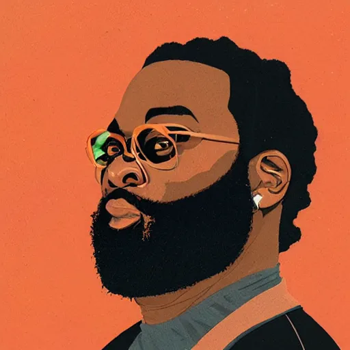 Image similar to Rick Ross profile picture by Sachin Teng, asymmetrical, Organic Painting , Matte Painting, geometric shapes, hard edges, graffiti, street art:2 by Sachin Teng:4