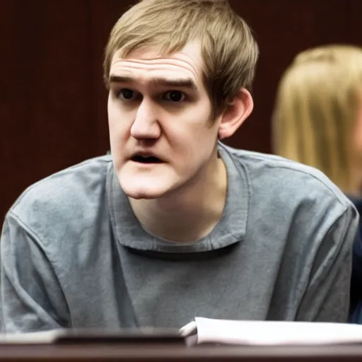 Prompt: bo burnham in court