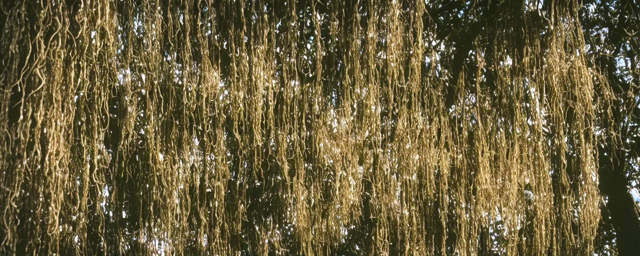 Image similar to medium shot of spaghetti growing on trees, canon 5 0 mm, cinematic lighting, photography, retro, film, kodachrome