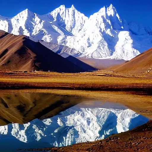 Image similar to omar shanti himalaya tibet, by mono,