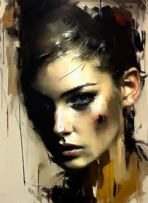 Image similar to painting of a gorgeous young woman in the style of Guy Denning, realistic, sharp focus, 8k high definition, insanely detailed, intricate, elegant, art by Guy Denning and Jeremy Mann