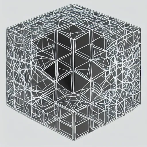 Image similar to tesseract 4 d