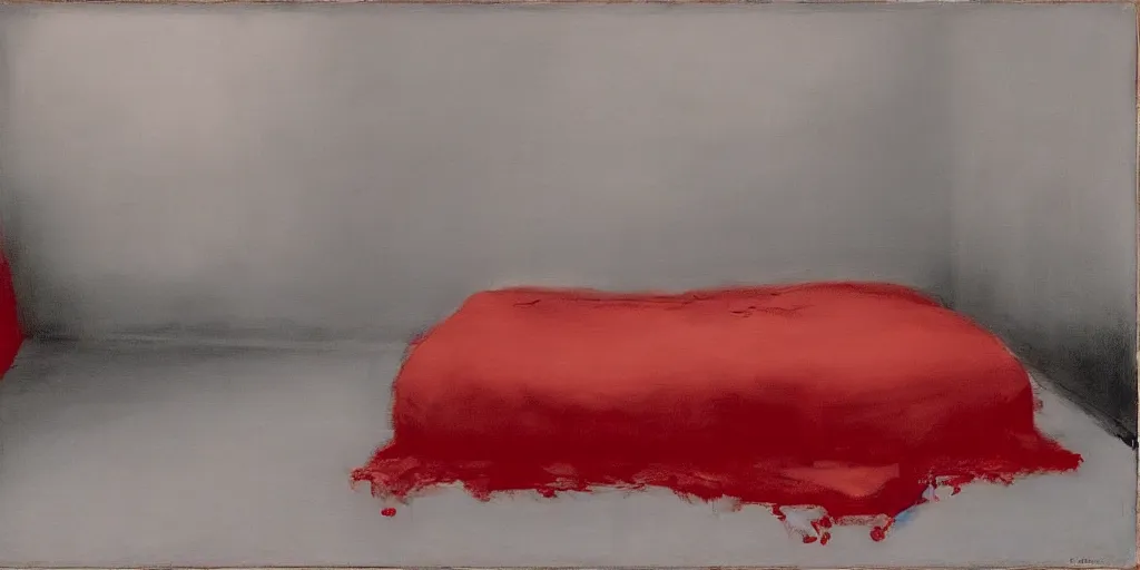 Image similar to lovers melting into a bed, void of darkness, Todd Hido, Edward Hopper, Mark Rothko, Cy Twombly